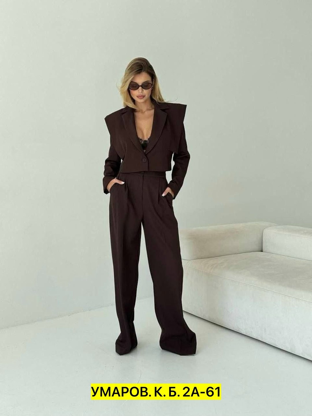 костюм двойка женская,стильные костюмы,костюм брюки палаццо + кроп-жакет,брючный костюм вечерний,костюм с брюками палаццо женский