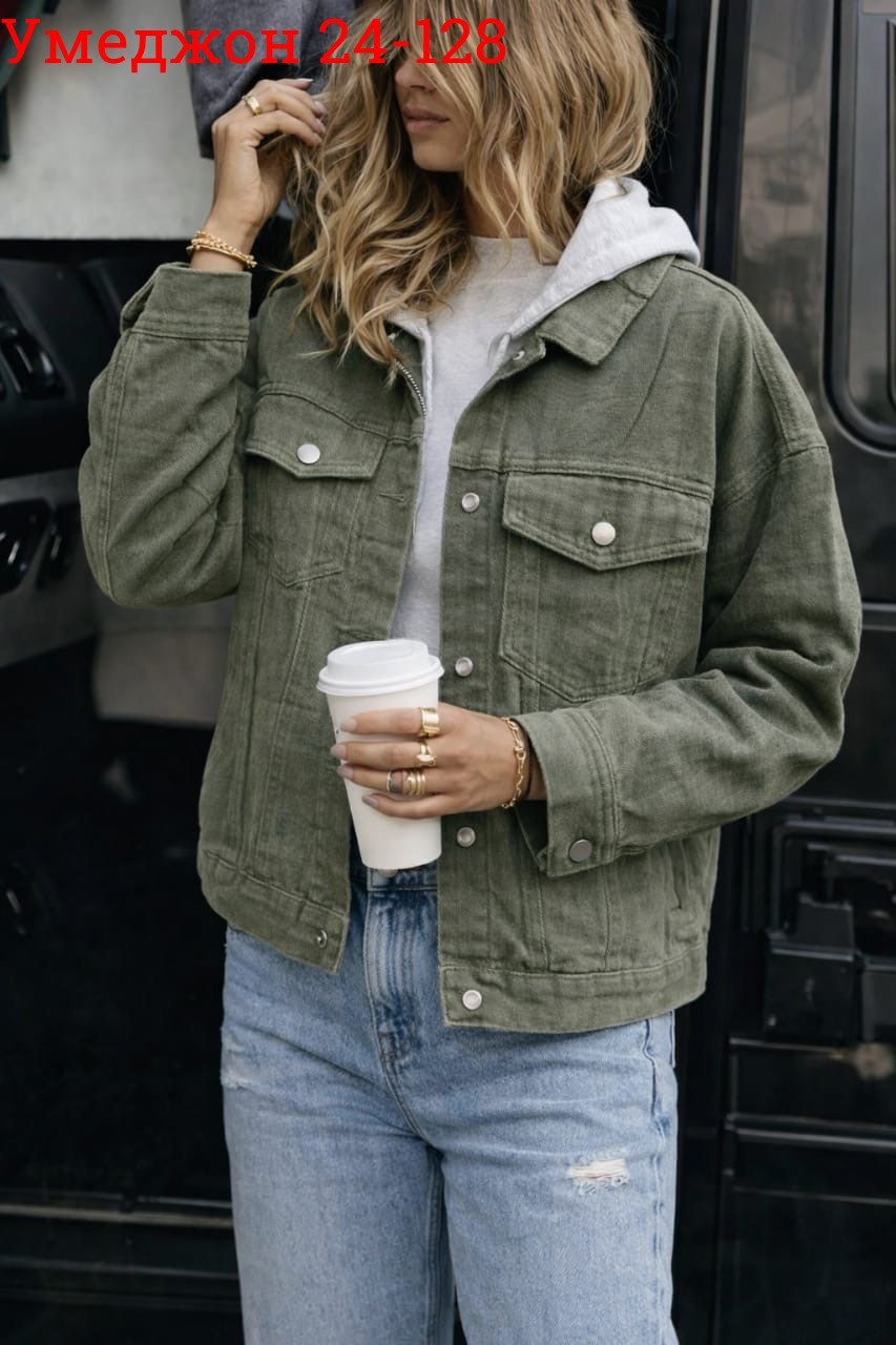 женская джинсовая куртка,джинсовая куртка,свободная джинсовая куртка,женская джинсовая куртка большого размера,женская джинсовая куртка с капюшоном