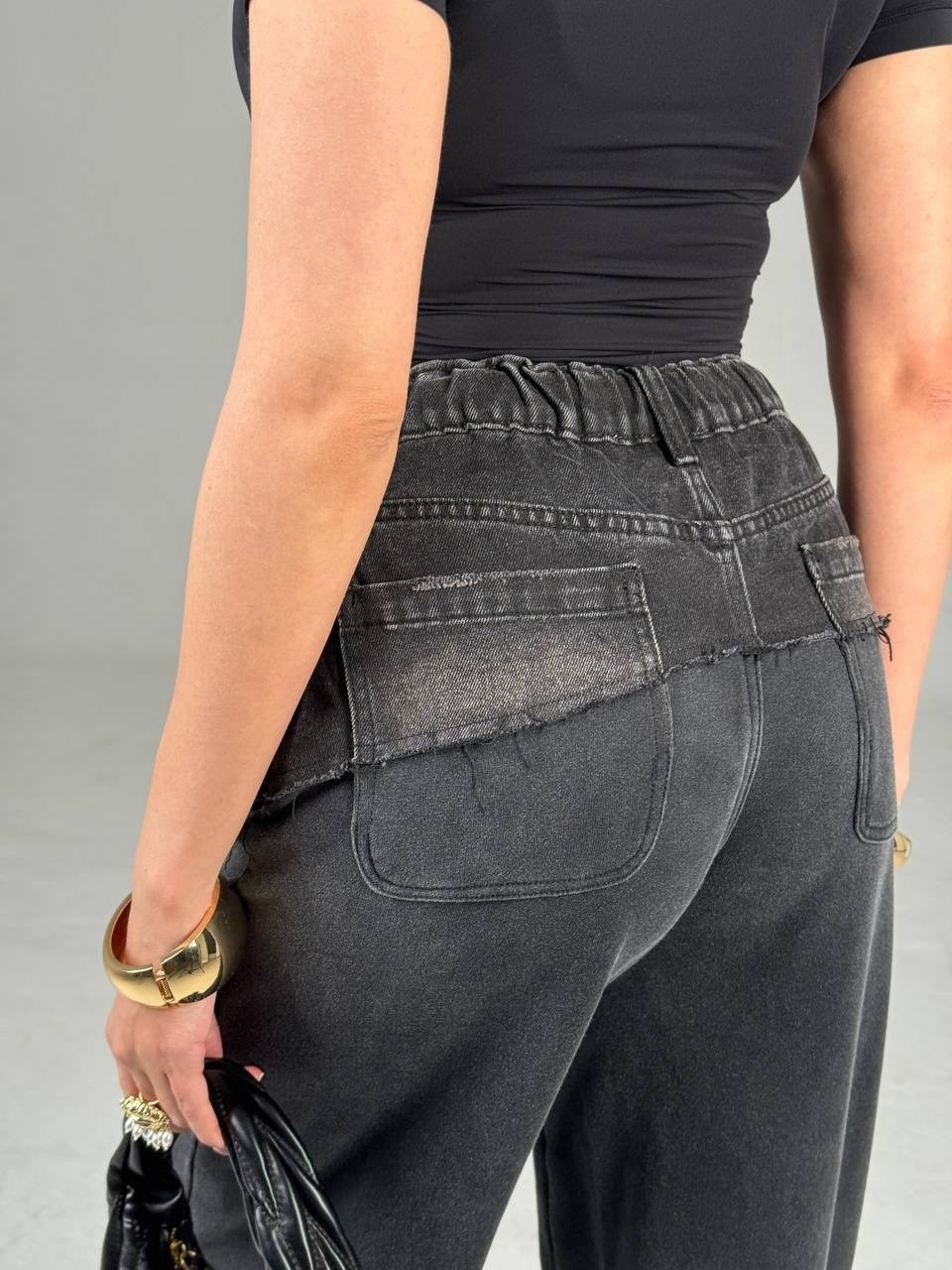 женские джинсы,женские джинсовые свободные брюки twotwinstyle,стильные джинсы,одежда джинсы,джинсы широкие