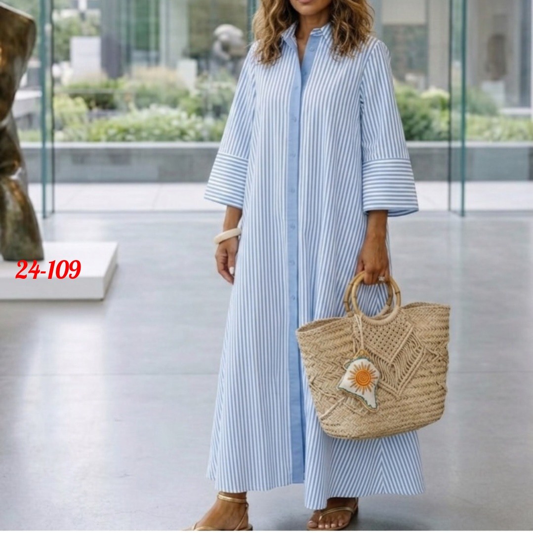 платье рубашка в полоску,платье рубашка,платья в полоску,платье рубашка миди длины,длинное платье