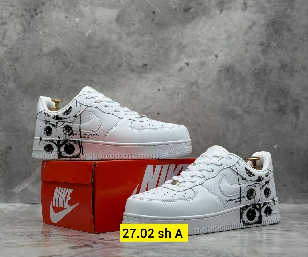 модные мужские кроссовки,nike air force 1 cdg x supreme,кроссовки air force 1 nike,кроссовки,кроссовки для мужчин