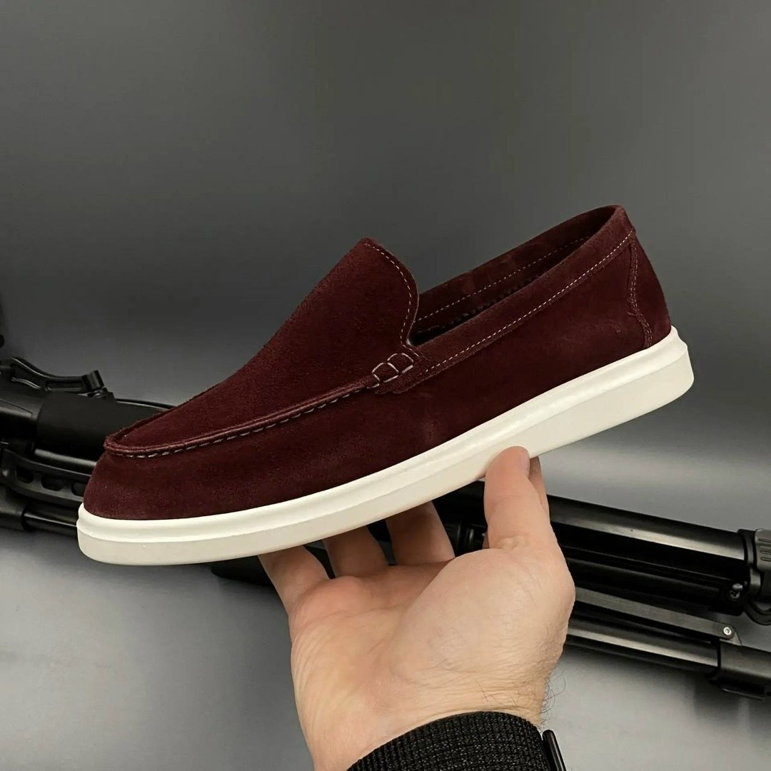 замшевые лоферы,лоферы мужские замшевые,,loro piana бордовые лоферы,бордовые лоферы