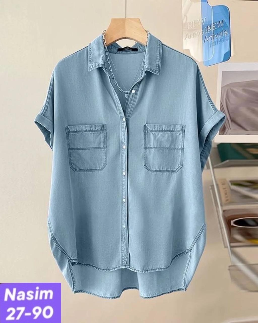 женская джинсовая рубашка,блузка zanzea женская джинсовая с коротким,женская джинсовая рубашка с отложным воротником,женская джинсовая рубашка с коротким рукавом,джинсовые рубашки для женщин