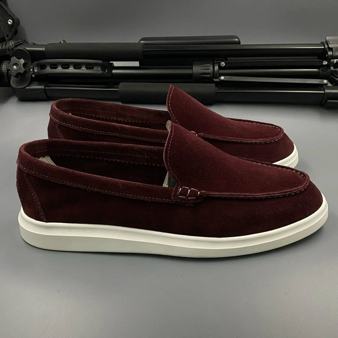замшевые лоферы,лоферы мужские замшевые,,loro piana бордовые лоферы,бордовые лоферы