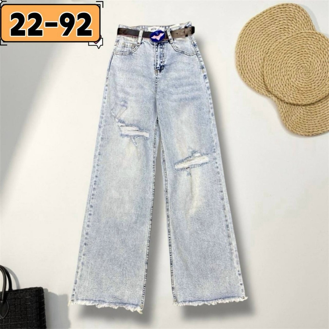 джинсы широкие,брюки джинсы,джинсы для девочек,джинсы для девочки широкие,широкие джинсы с разрывами для девочек голубой o`stin
