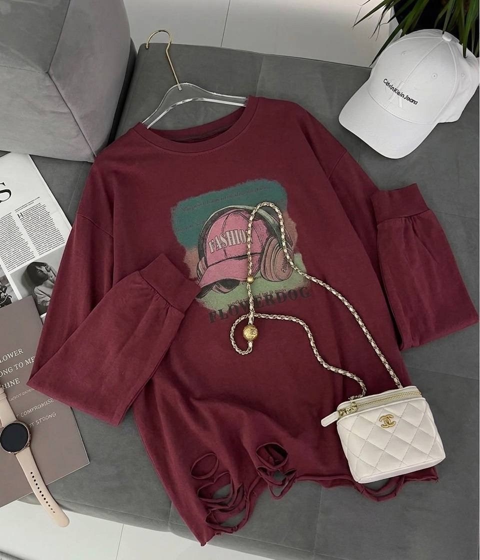 стильная кофта,женская кофта,свитшот женский,бордовая кофта,женская футболка