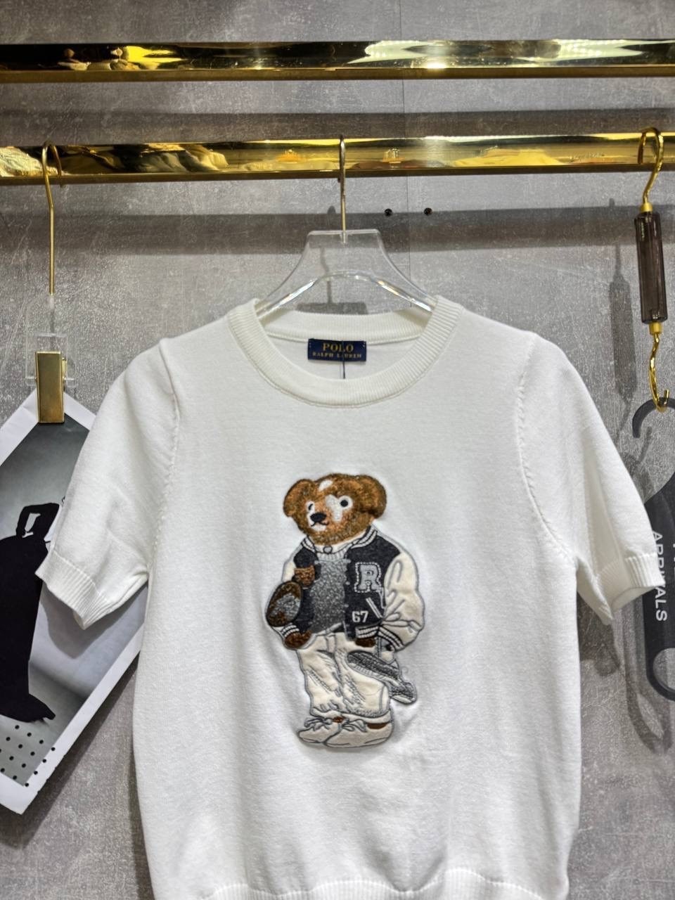 ральф лорен одежда с мишкой,свитер с вышивкой,футболка с вышивкой,ральф лорен одежд м мишкой,свитер с рисунком медведь
