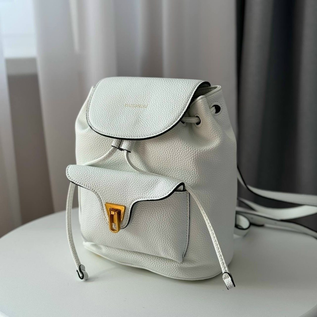 рюкзак coccinelle,женские рюкзаки,рюкзак,кожаный рюкзак женский,брендовые рюкзаки