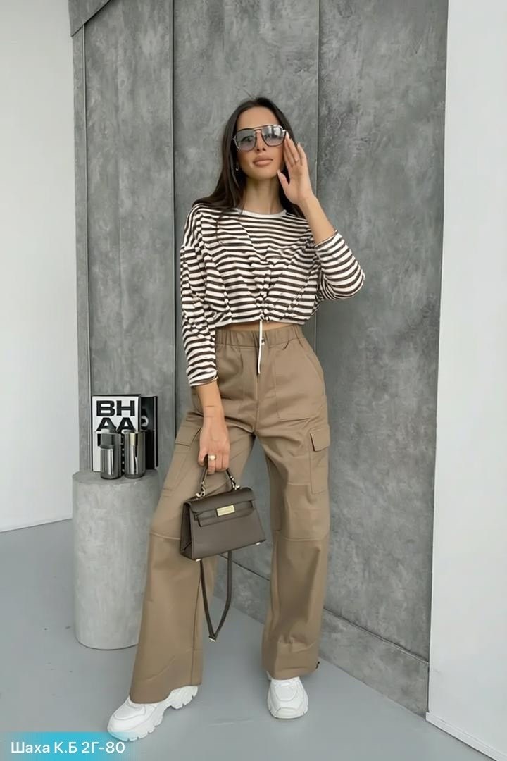 брюки женские карго,трикотажные брюки,брюках карго,костюм с кофтой