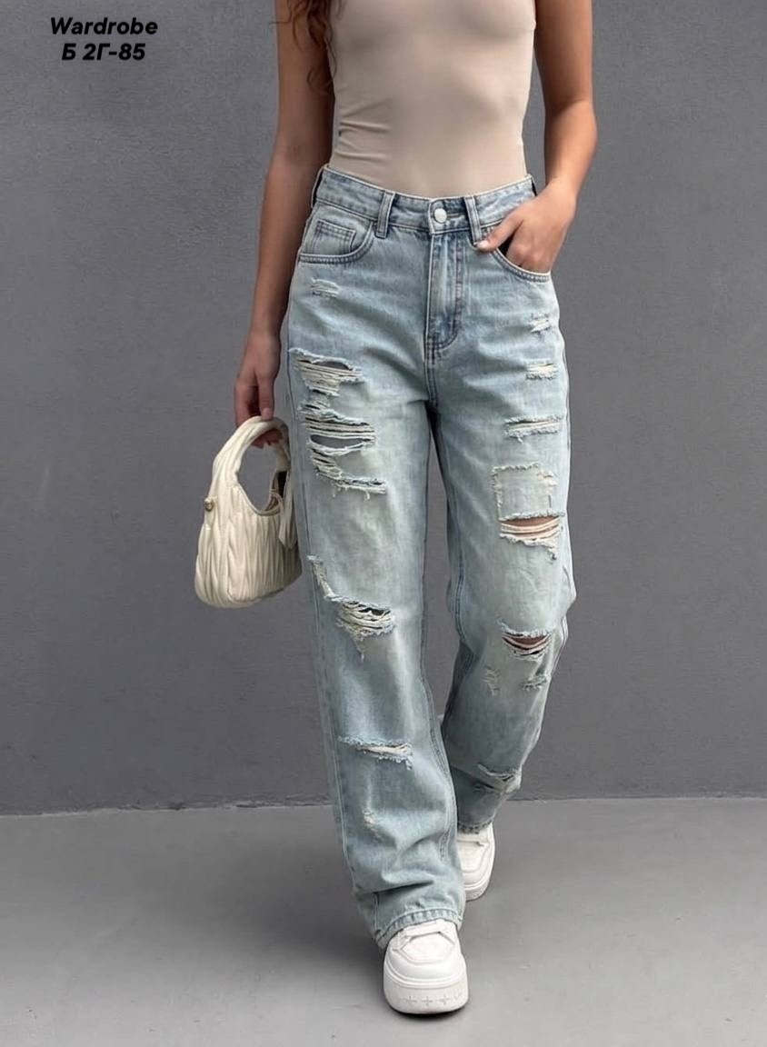 джинсы широкие багги рваные bulgakova,джинсы широкие,джинсы широкие женские,джинсы женские,джинсы модные