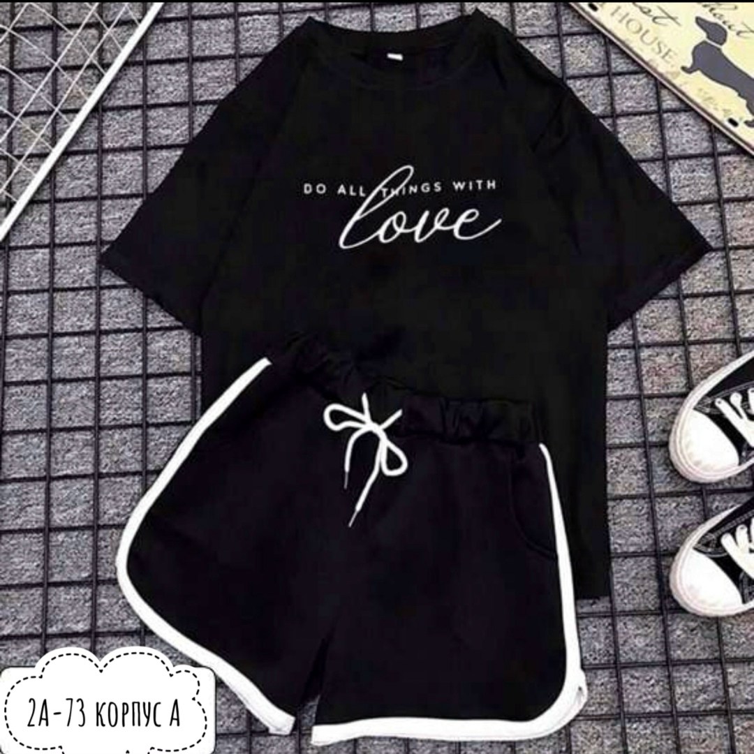 костюм футболка шорты,женские летние спортивные костюмы,одежда модная,костюм женский футболка,костюм футболка
