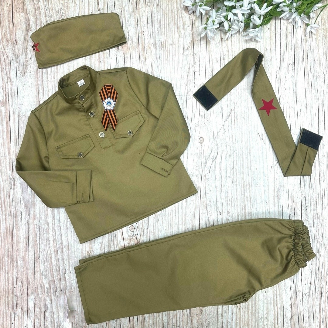 костюм солдата,костюм солдата для мальчика,военная форма костюм солдата детский,военная форма для мальчика,костюм военный детский солдат кф-5098