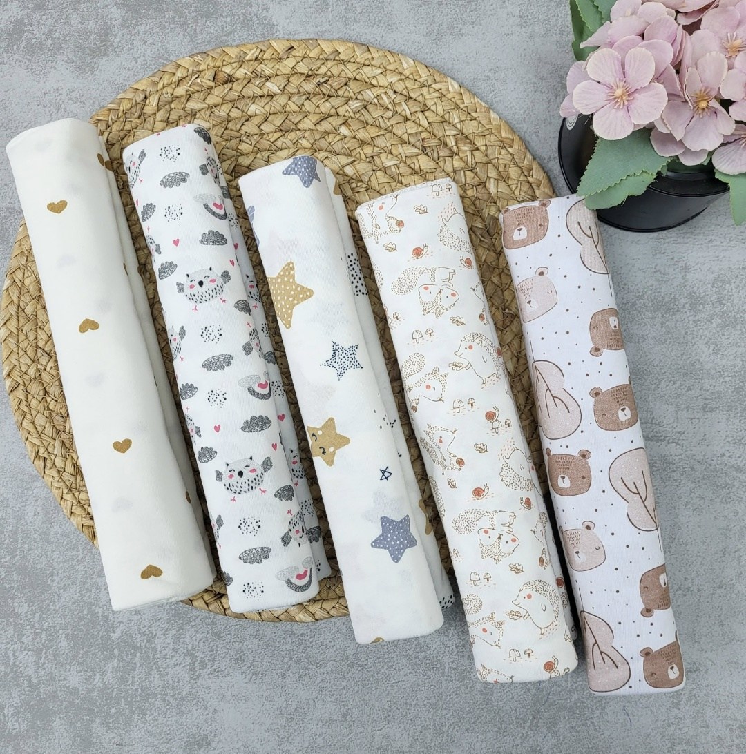 пеленка текстильная,пеленки для новорожденных набор,пеленка трикотажная,пеленка текстильная narina_kids 100 х 120 см хлопок 5 шт,пеленка