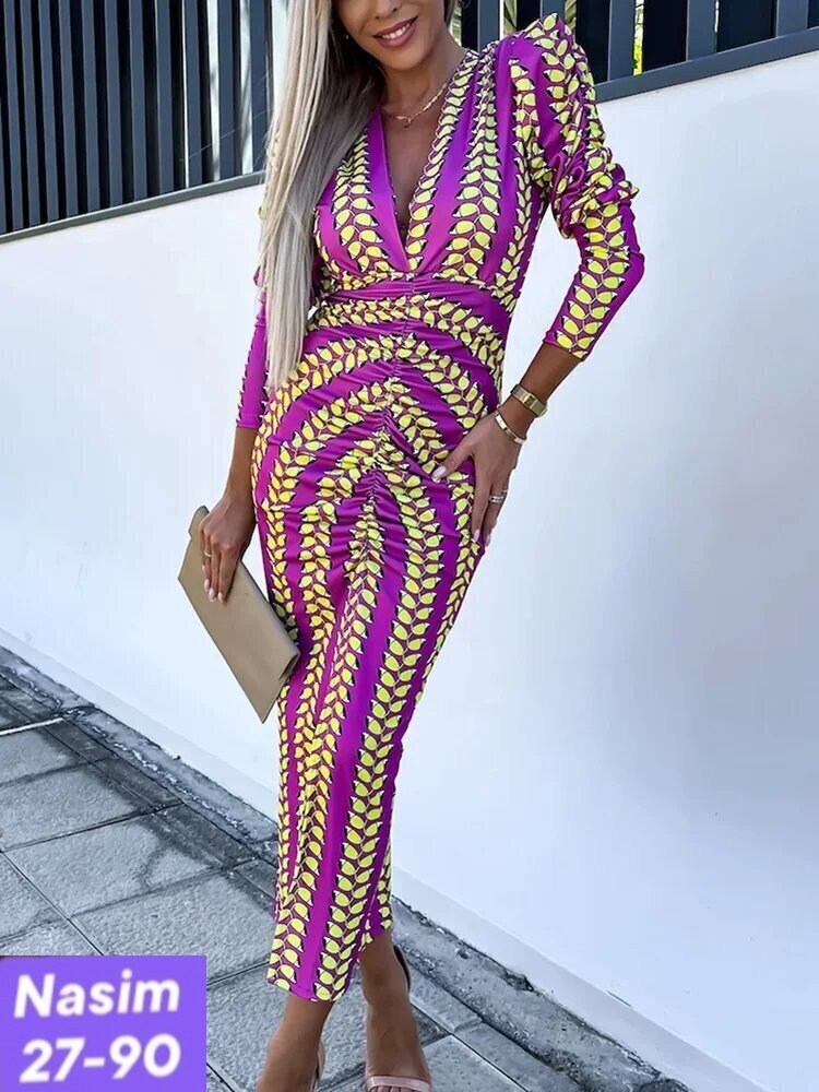 женское платье в полоску,модные платья 2026,модное платье,женское платье с длинными рукавами,женское платье