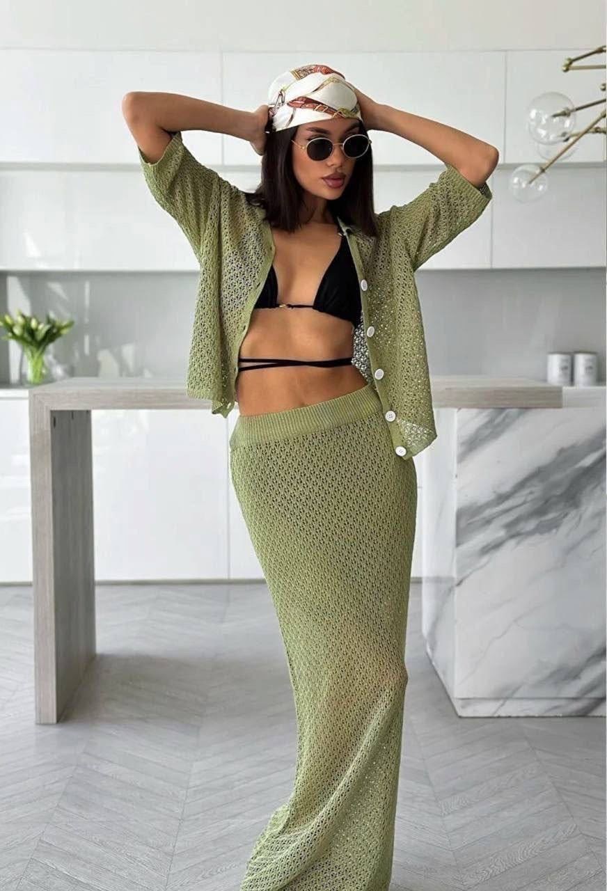 двойка одежда,трикотажные костюмы,вязаные костюмы,костюм двойка,юбка вязанная