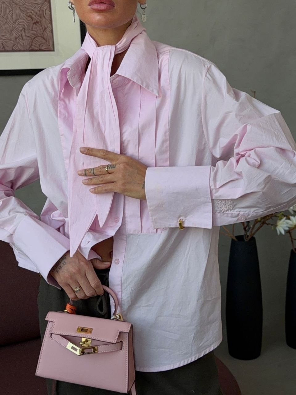 рубашка женская,рубашка,стильная рубашка,рубашка с завязками,оверсайз блузка