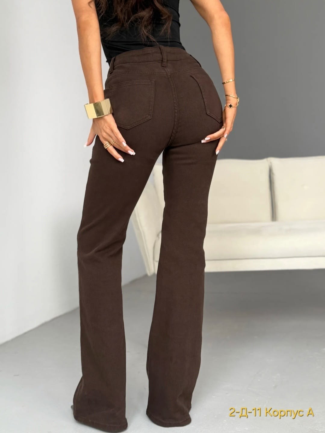 джинсы клеш женские,женские джинсы клеш с высокой посадкой,коричневые джинсы,джинсы клеш,джинсы стрейч клеш
