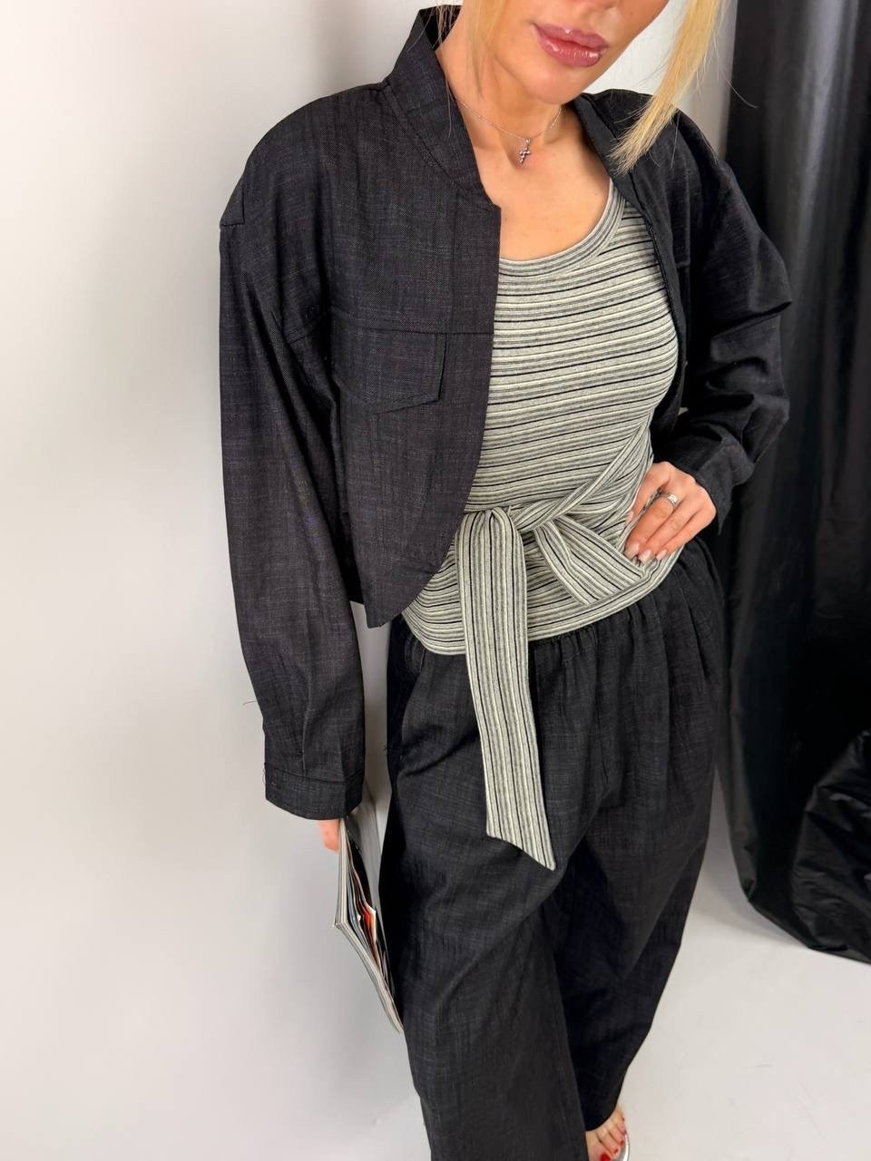 костюм с брюками,костюм брючный,шифоновый брючный костюм,брючный комплект,брюки широкие