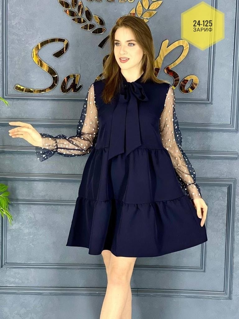 нарядное платье,женское платье,платье женское синее,стильное платье,платье шифоновое