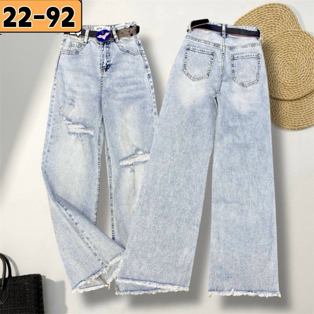 джинсы широкие,брюки джинсы,джинсы для девочек,джинсы для девочки широкие,широкие джинсы с разрывами для девочек голубой o`stin