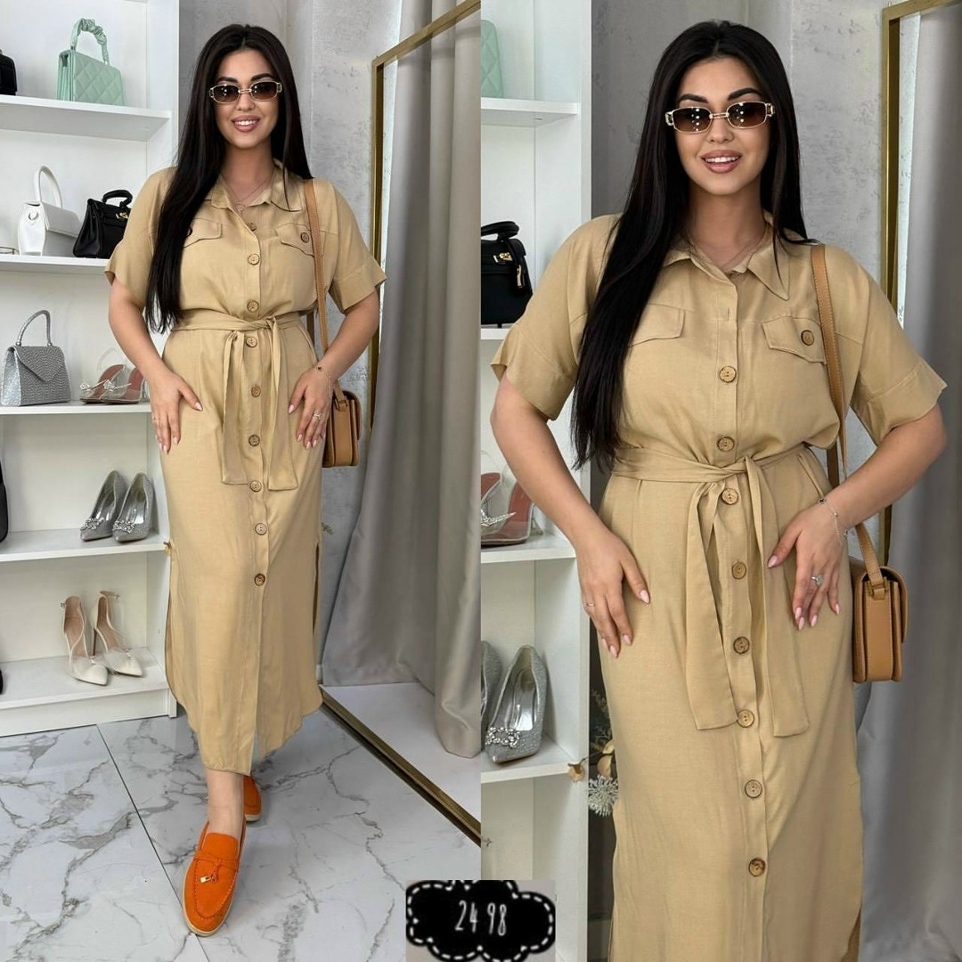 повседневные платья,платья,платье лен,платье рубашка миди,женская платье