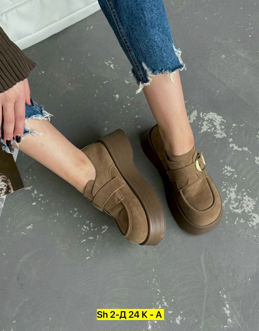 , женская,лоферы женские,повседневная ,лоферы замш