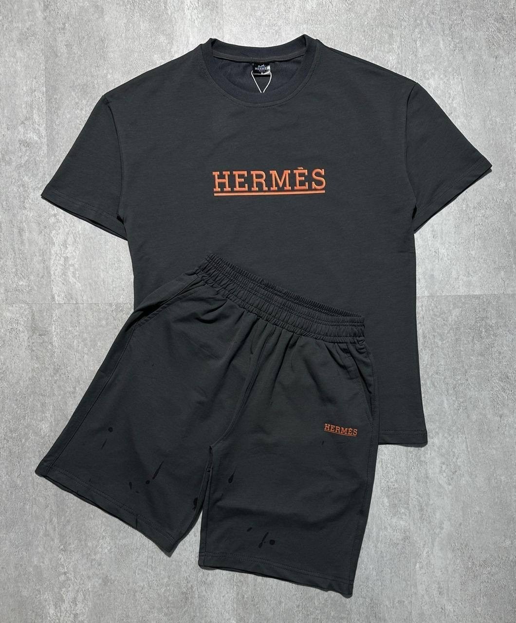 футболки комплект,футболка hermes,футболка мужская hermes,костюм повседневный спортивный