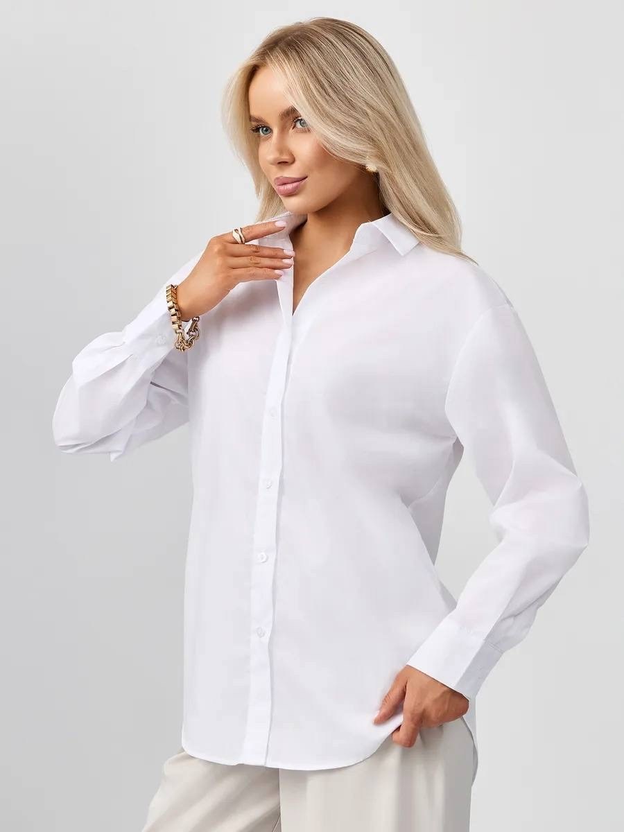рубашка оверсайз белая белая,женская белая рубашка,белая рубашка,рубашка женская,рубашка женская хлопок белая оверсайз ayrismod