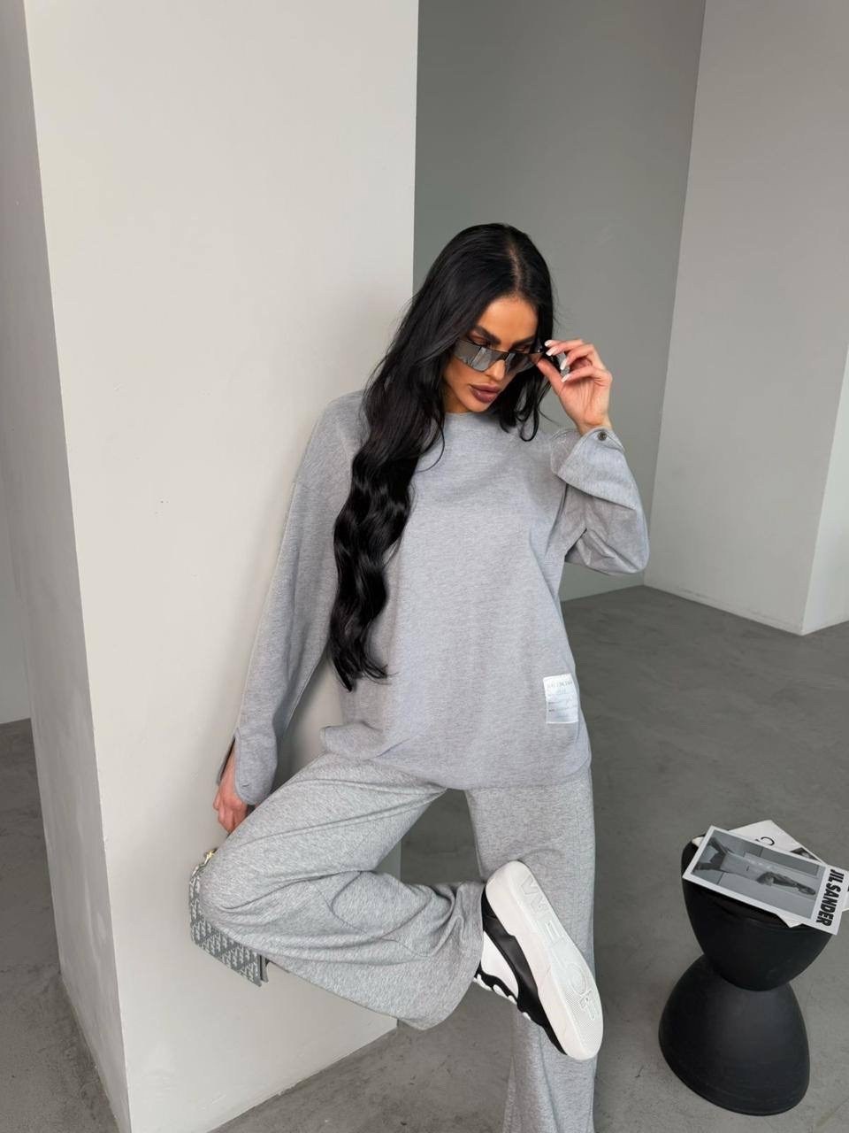 костюм трикотажный,костюм с брюками,костюм оверсайз,женские костюмы,костюм