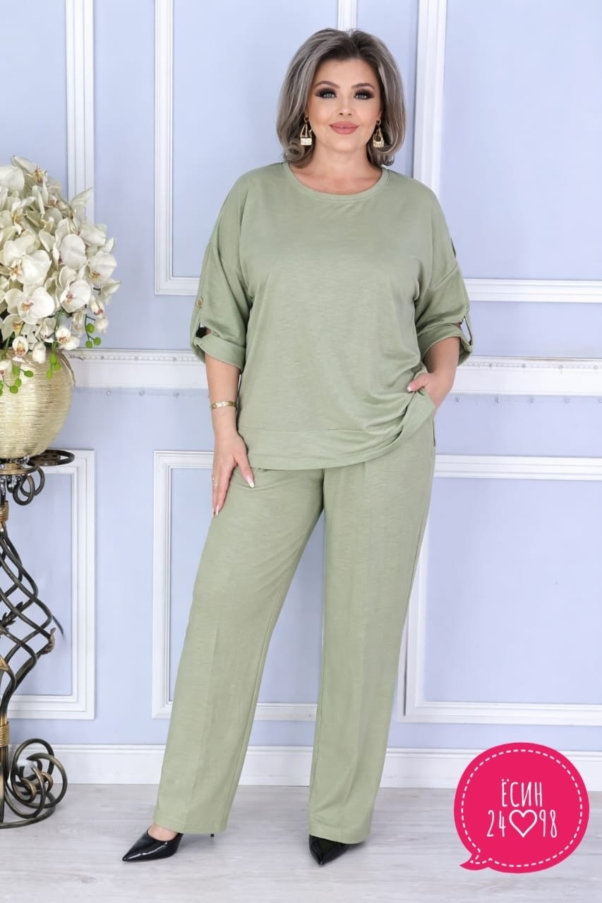 костюм летний брючный больших размеров,летние брючные костюмы для полных женщин,костюм с брюками,костюм женский,женские костюмы больших размеров