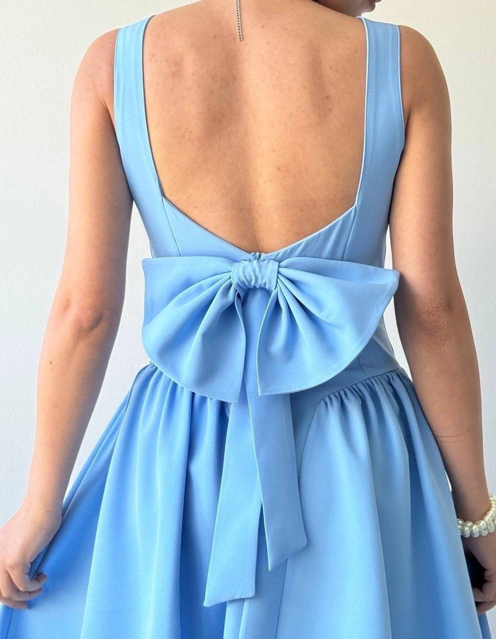 мини платье,платье нарядное,платье со съемными бантиками,платья,платье на выпускной