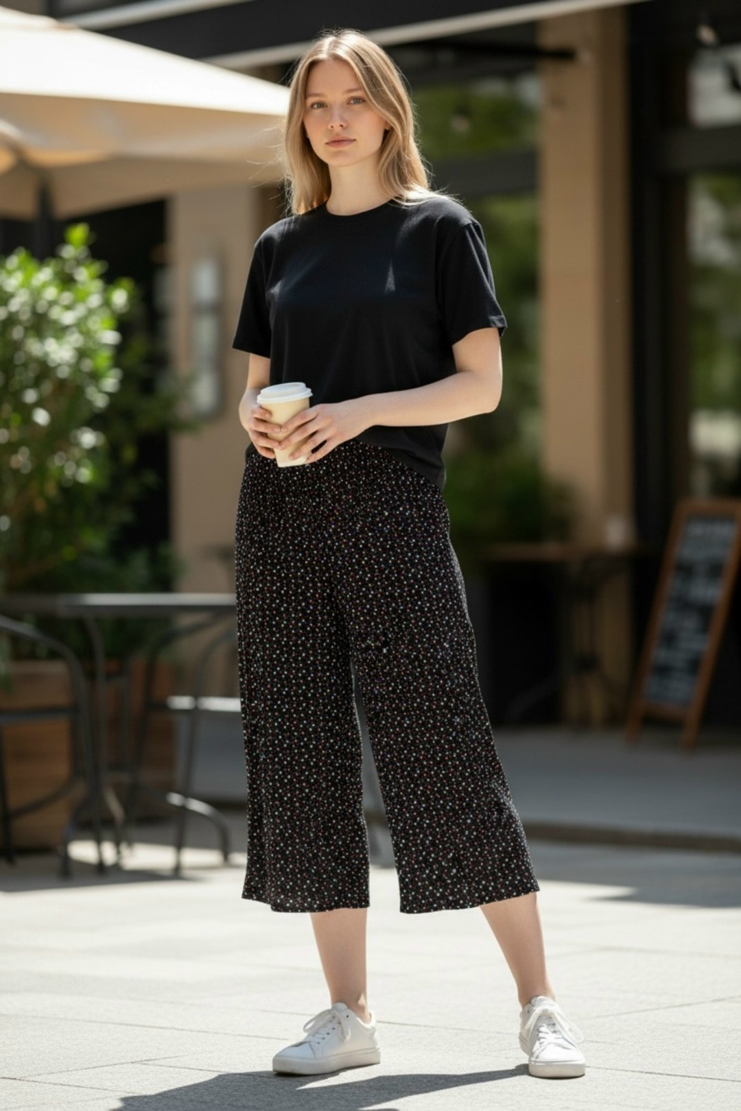 брюки кюлоты,кюлоты,кюлоты женские,брюки укороченные,блуза повседневная