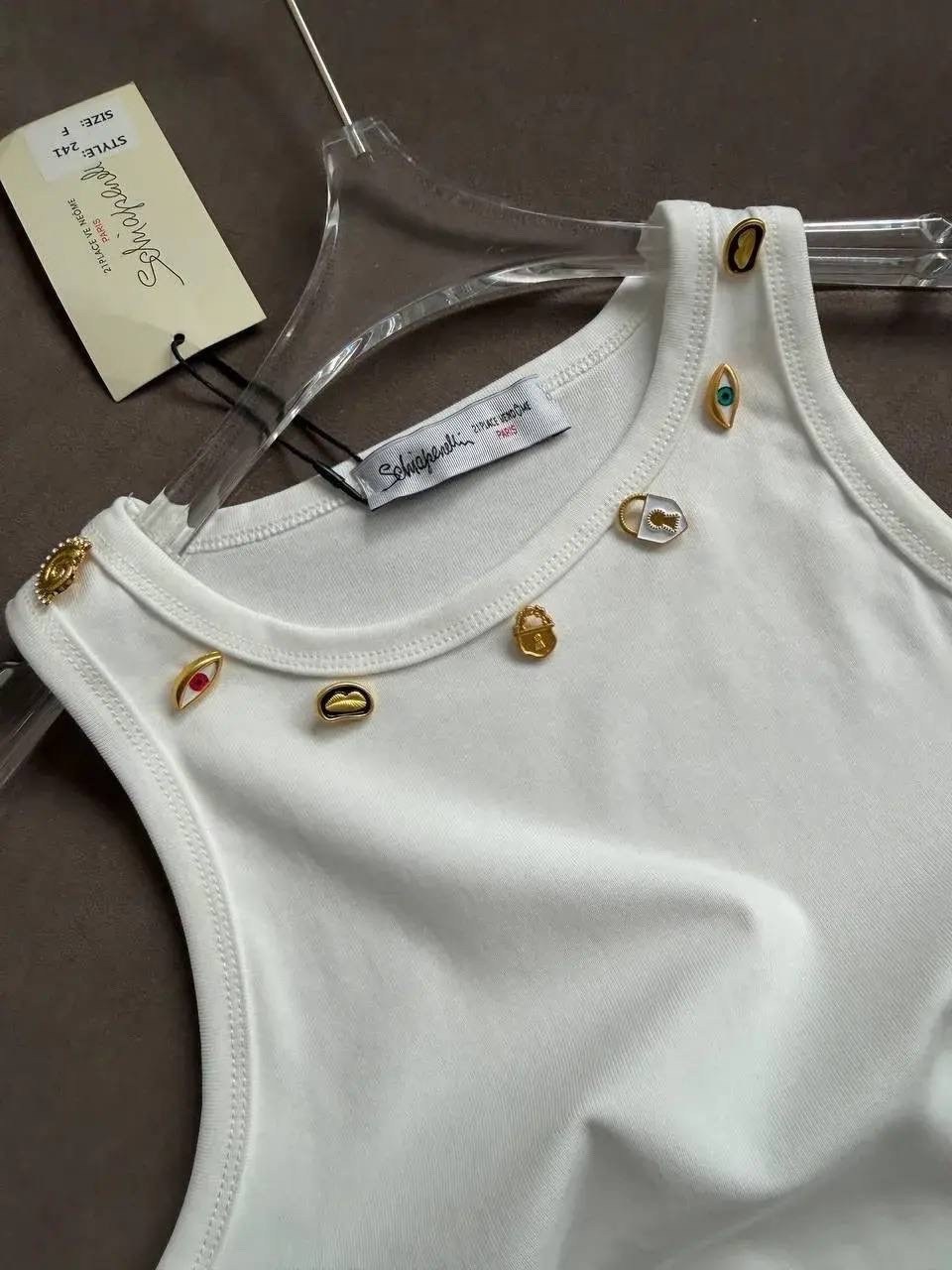 топы модные,футболки для девочек,майка женская,летние футболки,брендовые женские