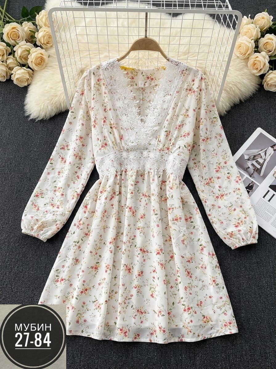 платья,женское летнее платье с длинными рукавами,кружевное платье,женская платье,платье стиль