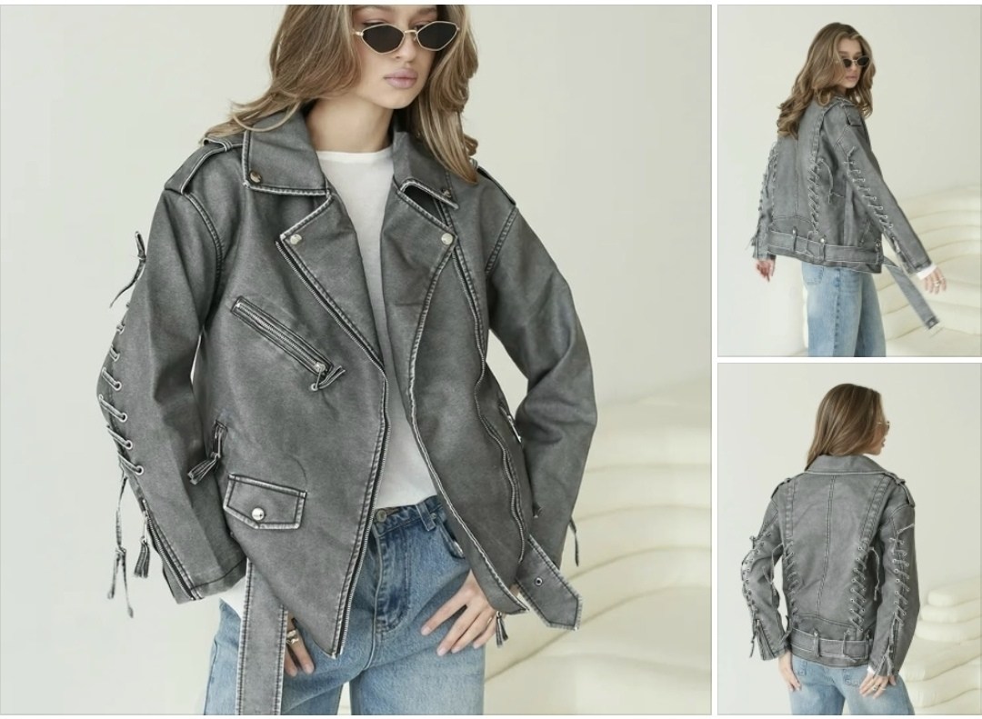 косуха женская куртка кожаная оверсайз,косуха серая винтажная куртка кожаная оверсайз aftfbasic,косуха серая винтажная куртка кожаная оверсайз,куртка косуха,косуха винтажная куртка кожаная oversize се