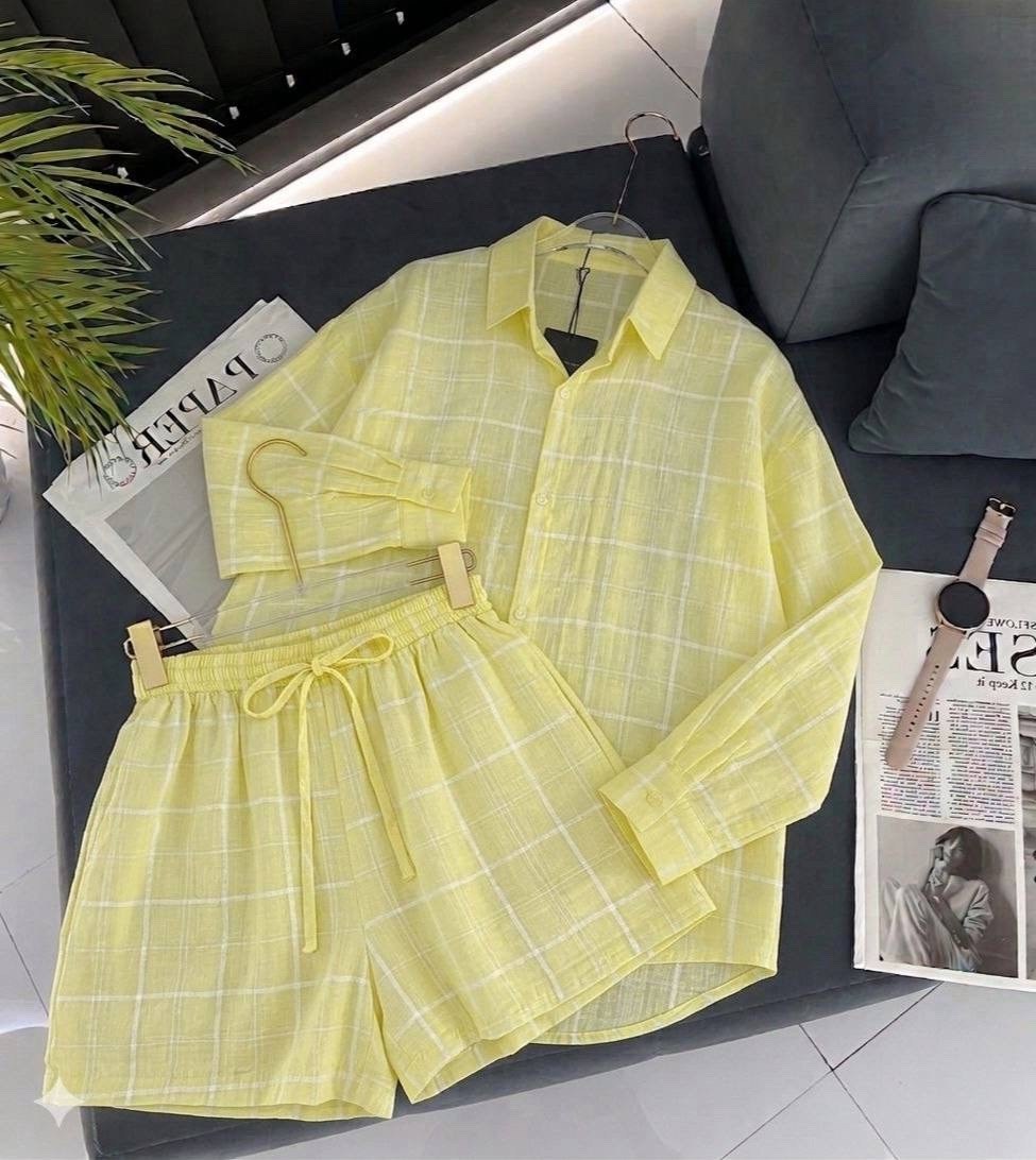 повседневный костюм,летние костюмы,костюм женский,женские летние костюмы,костюм рубашка и шорты из муслина