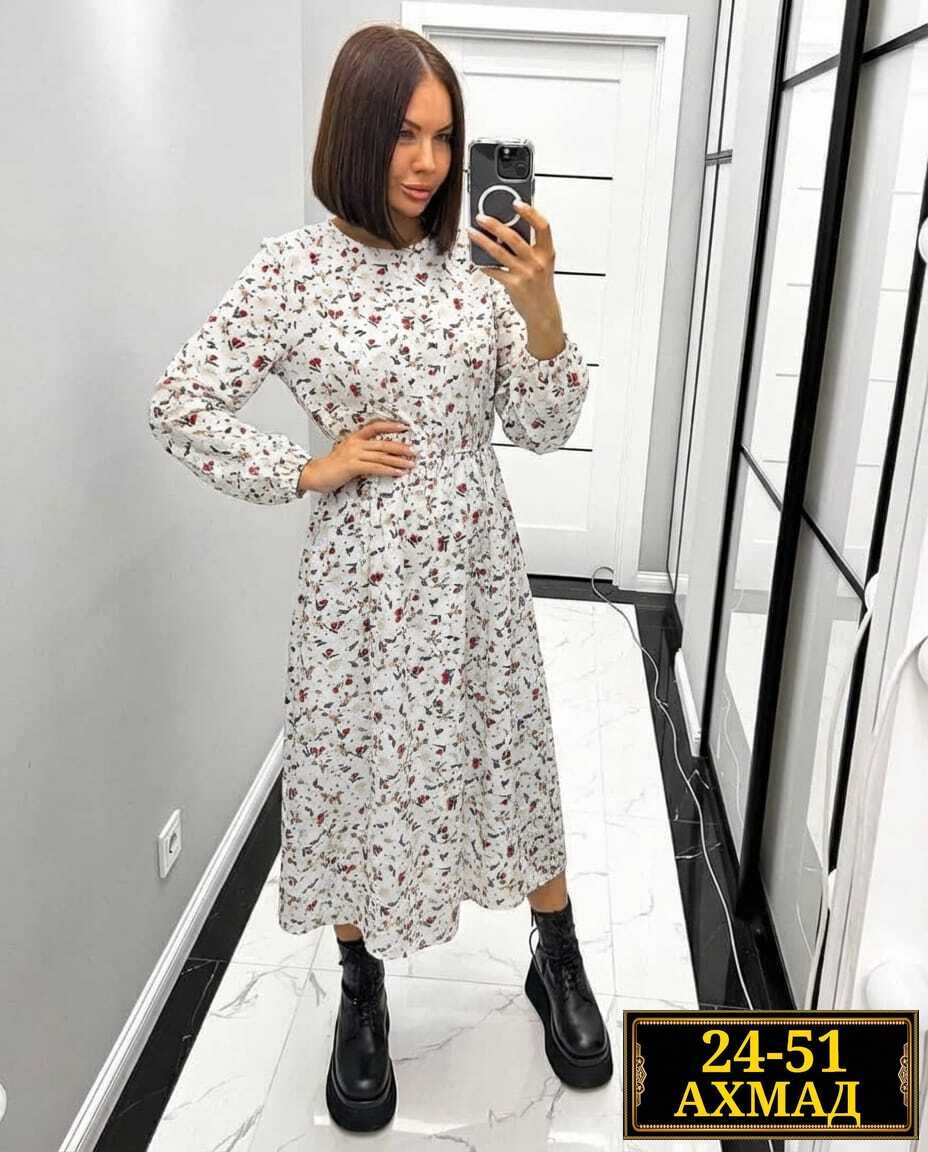 платье женское,платье женское черное в цветочек с длинным рукавом,платье женское прадо,платье ,модные платья 2026