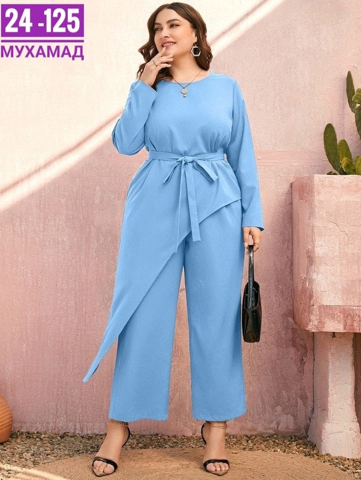 брючный женский костюм,брючный костюм больших размеров,брючный костюм летний,женские костюмы больших размеров,брючный костюм с туникой женский