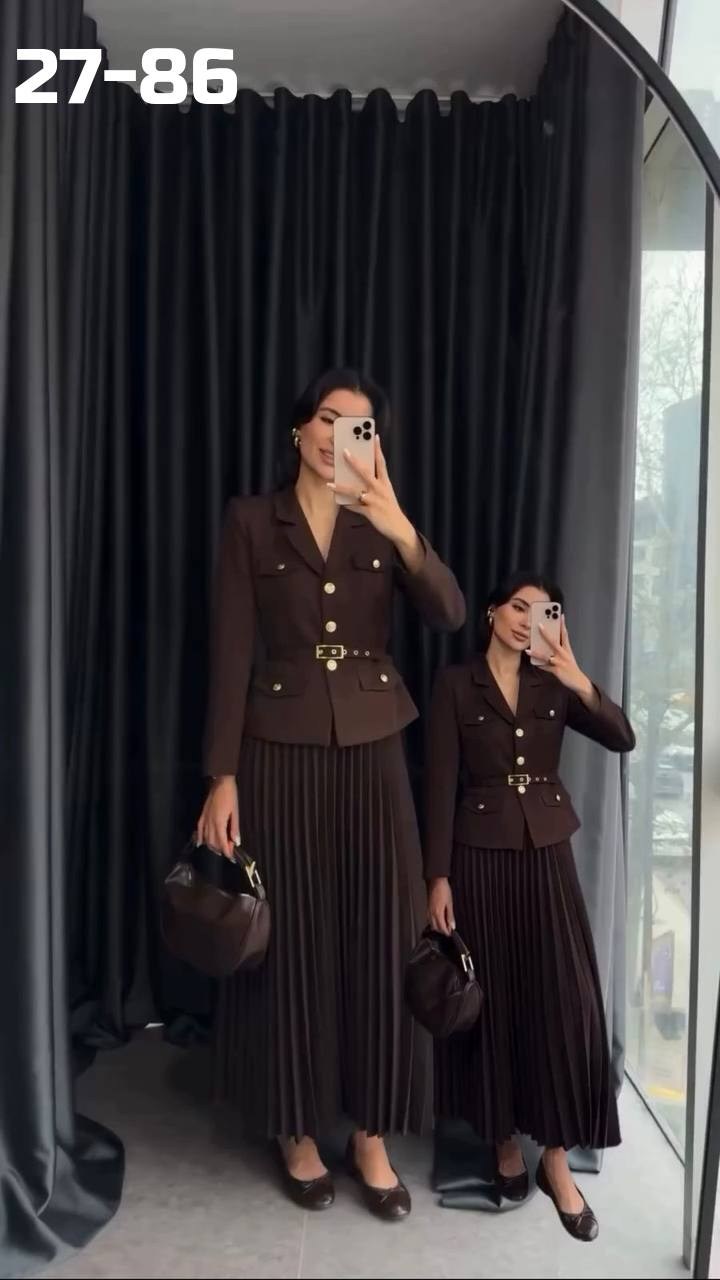 костюм женский с юбкой,костюм с юбкой,костюм с юбкой плиссе,костюм с юбкой плиссе mizomela,костюм