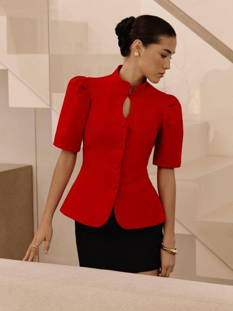 жакет с баской,стильные наряды,,приталенный жакет