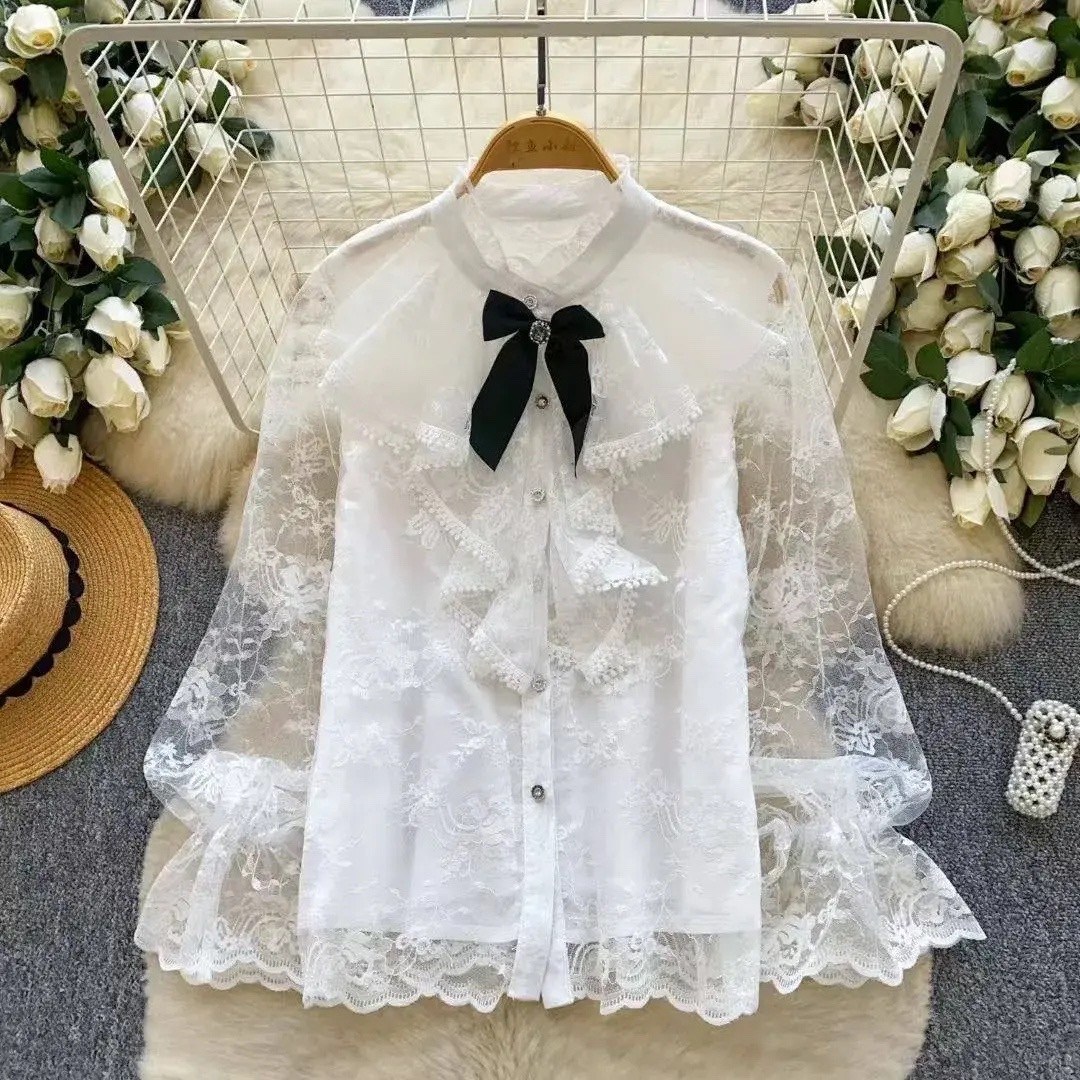 элегантная блузка,женская шифоновая блузка,женская элегантная блузка,модная блузка,блузка с оборками