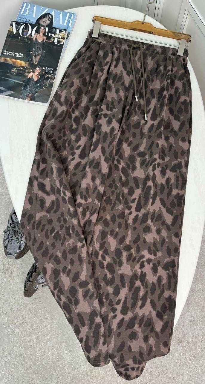 брюки женские,женские штаны,леопардовые брюки,брюки женские палаццо