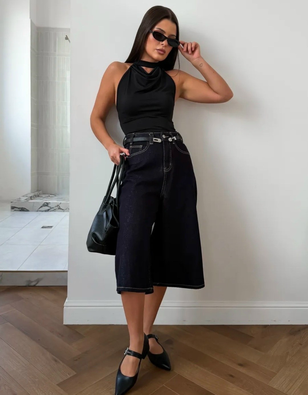 джинсовые брюки,шорты кюлоты,женские джинсы кюлоты,джинсы повседневные,джинсы кюлот