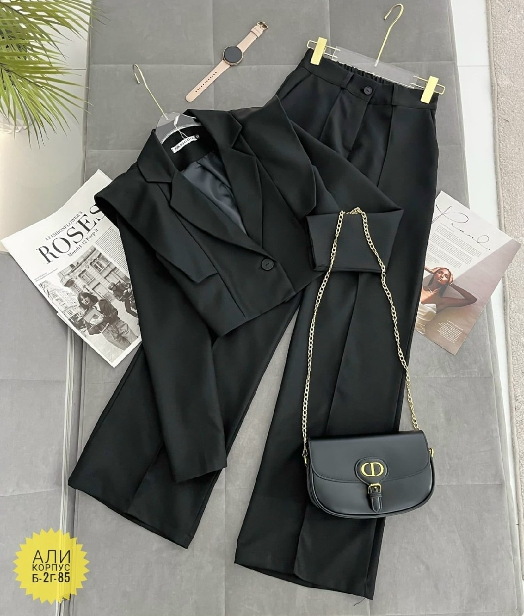 костюм брючный,женский брючный классический костюм,классический брючный костюм с пиджаком cosmo brand,женский костюм тройка,костюм коричневый