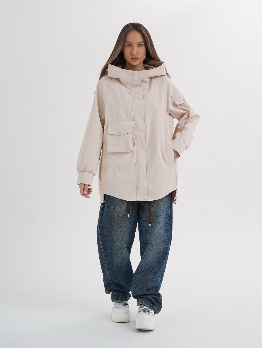 демисезонная куртка,куртка оверсайз,куртка,женская куртка,куртка бежевая