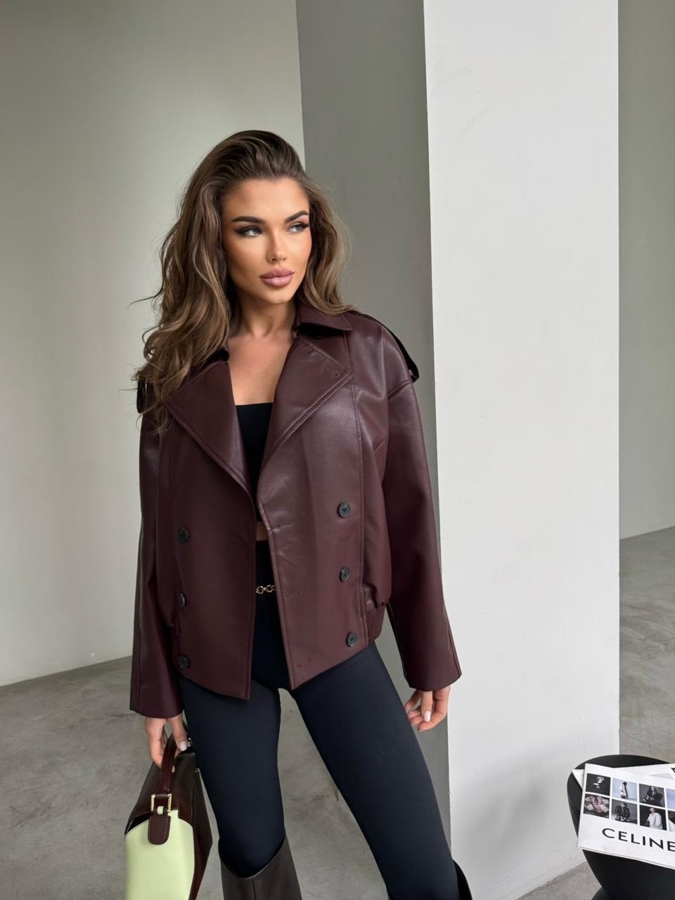 кожаная куртка,стильная куртка,кожаная женская куртка,косуха куртка,косуха куртка кожаная с поясом chauzi