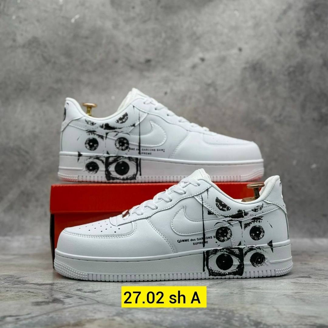 модные мужские кроссовки,nike air force 1 cdg x supreme,кроссовки air force 1 nike,кроссовки,кроссовки для мужчин
