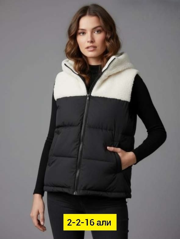 женская жилетка,популярная жилетка,женский жилет,жилетка двухсторонняя,теплый жилет
