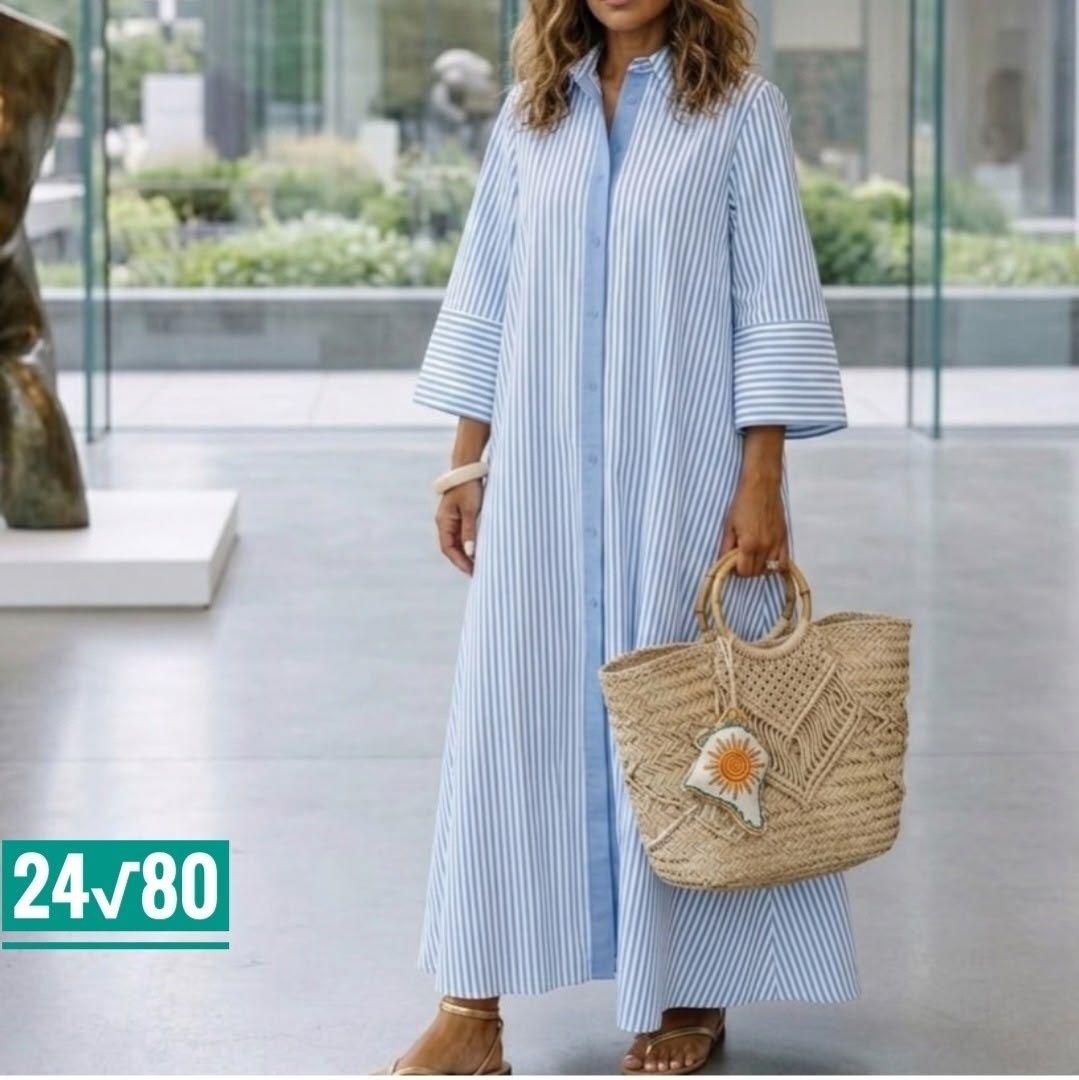 женская рубашка,joress женское платье-рубашка с широким воротником и полосами большого размера с пуговицами,платье рубашка,платье рубашка в полоску,туника рубашка