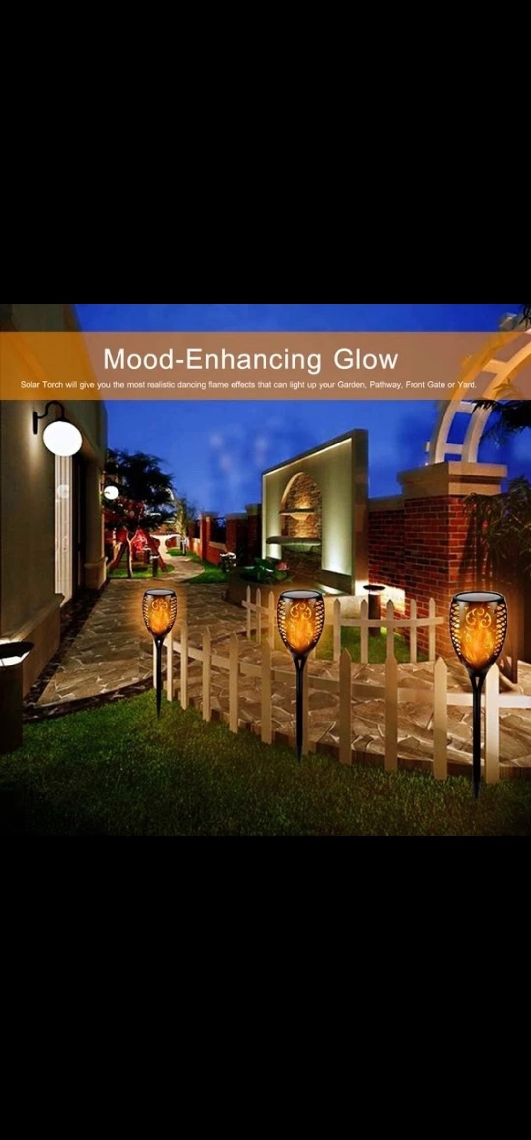 светильник садовый факел на солнечных батареях,светильник садовый факел на солнечных батареях 96 led,светильник садовый факел на солнечных батареях 96 led anysmart,светильник пламя на солнечной батаре